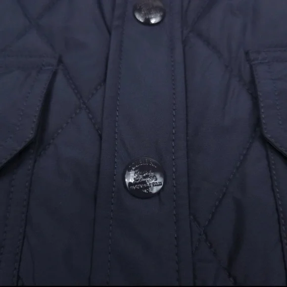 RRL RALPH LAUREN Men's Navy Quilted Shirt Jacket RRL Size Medium NWT EUC - Picture 9 of 12